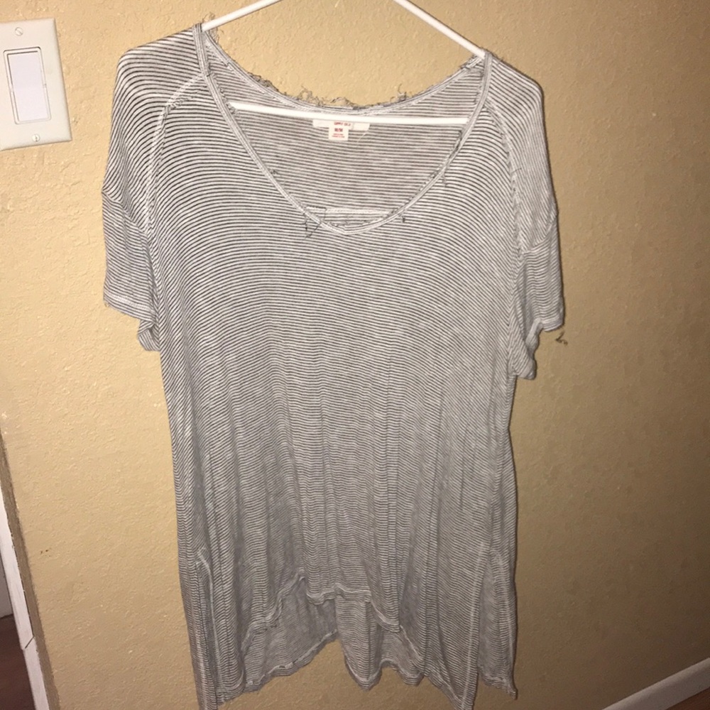 Target stripped tee